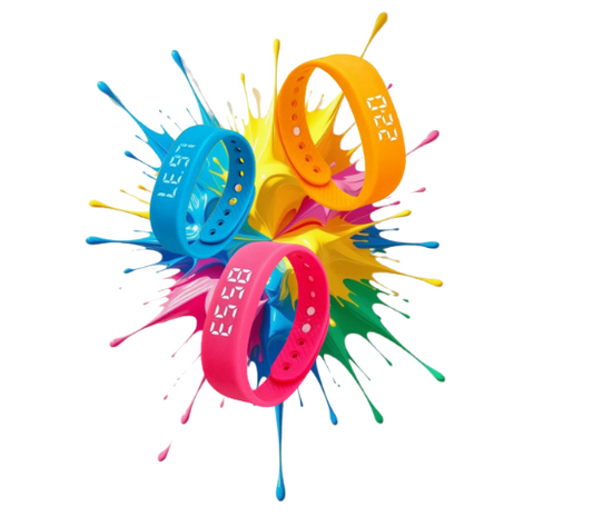 Bracelet Réveil Intelligent – Vibrations Douces, Podomètre, Étanche IP67